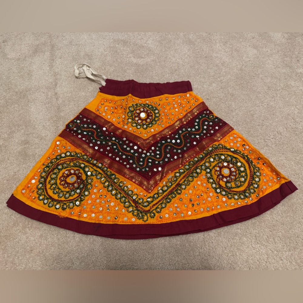 Handmade Indian Chaniya Choli Child’s Skirt